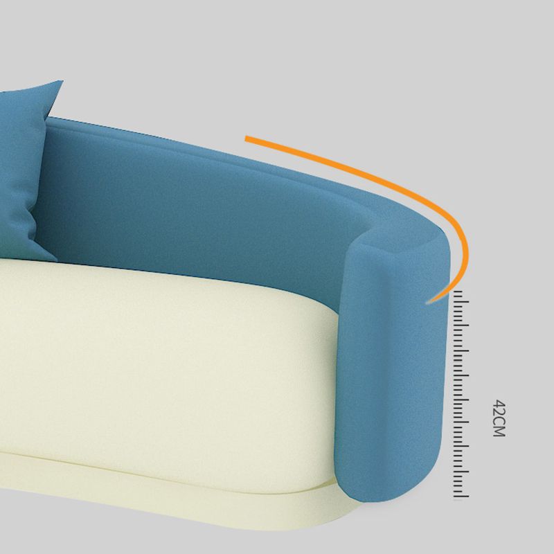 Divano con smoking in pelle finta contemporanea divano retro stretto con cuscino