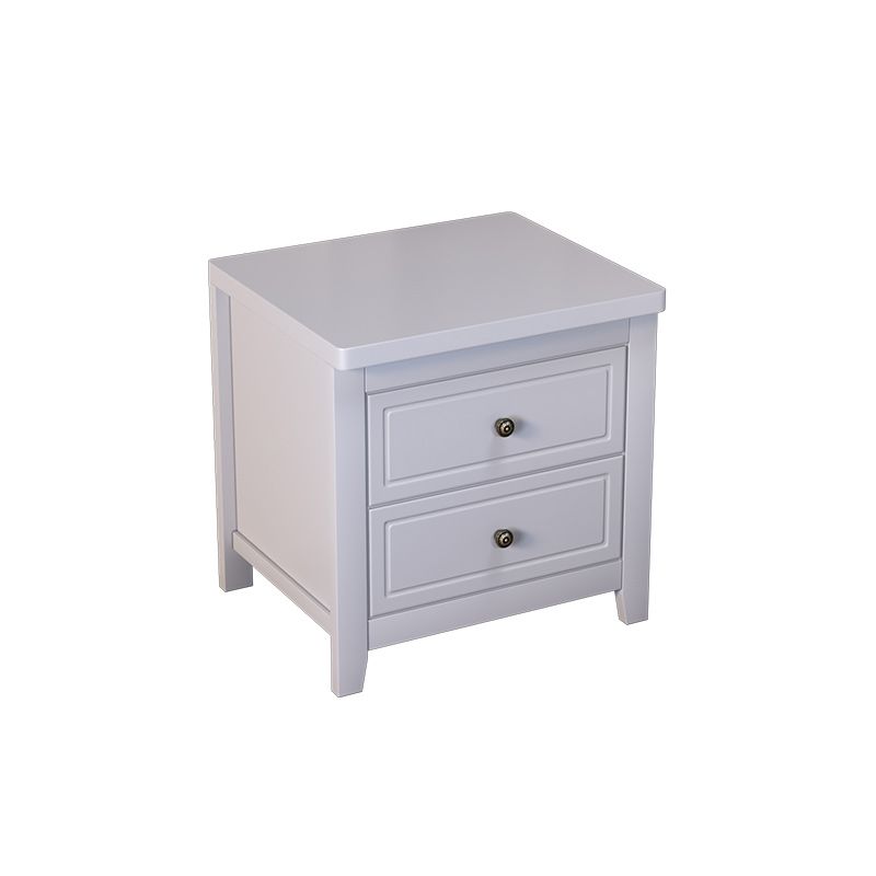 Contemporary Nightstand Drawer Storage Bedside Cabinet with Legs