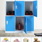 Modern Hinged Storage Cabinet Steel Non-Hanging Wardrobe Armoire