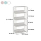 Metal Open Back Standard Bookcase Scandinavian Style Book Shelf Clearhalo 'Bookcases' 'furn' 'furn_bookcases' 'Furniture' 'furniture_bookcases' 'Office Furniture' 1200x1200_3da85e14-57a0-4a0c-a70e-931da9554791