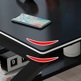 Contemporary Office Desk Rectangular Gaming Desk with Metal Legs Clearhalo 'furn' 'furn_office_desk' 'Furniture' 'Office Desks' 'Office Furniture' 'office_desk' 1200x1200_3dab0d88-a15f-4380-9d87-5ecbf16851e5