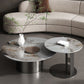 Modern Round Slate Cocktail Table Stainless Steel Pedestal Coffee Table Clearhalo 'Coffee & Accent Tables' 'Coffee Tables' 'coffee_tables' 'furn' 'furn_coffee_tables' 'Furniture' 'Living Room Furniture' 1200x1200_3dab67a4-60e2-4ad9-b597-4079062af05c