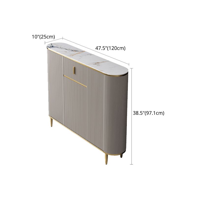 Armadio da cucina in pietra sinterizzato in stoccaggio di lusso per casa