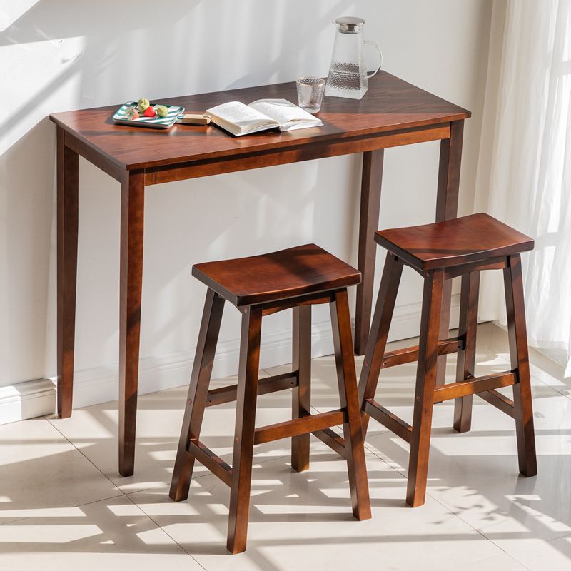 Traditional Rectangle Solid Wood Living Room Bar Dining Table Clearhalo 'Bar Furniture' 'Bar Tables' 'bar_tables' 'furn' 'furn_bar_tables' 'Furniture' 'Kitchen & Dining Furniture' 1200x1200_3daea1a8-8fc8-441b-84a2-96b293a18fd3