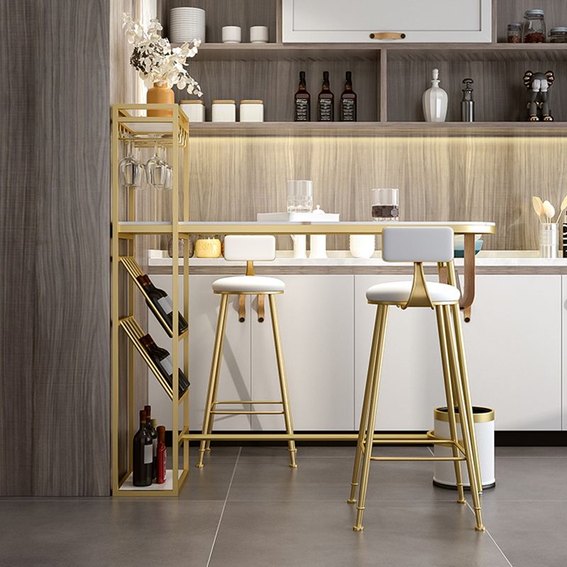 Indoor Wine Back Event and Cocktail Table Modern Marble Legs Bar Height Table Clearhalo 'Bar Furniture' 'Bar Tables' 'bar_tables' 'furn' 'furn_bar_tables' 'Furniture' 'furniture_bar_tables' 'Kitchen & Dining Furniture' 'kitchen&dining_furn' 'kitchen' 1200x1200_3daf6fef-2f26-4826-89f6-b8dc5d6989fb