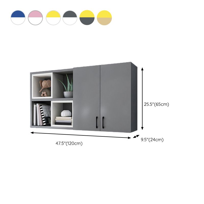 Modern Floating Bookshelf Wooden Wall Mounted Bookcase Shelves Included for Home Clearhalo 'Bookcases' 'furn' 'furn_bookcases' 'Furniture' 'Office Furniture' 1200x1200_3db6fa37-e576-40f3-9ad6-314b1bab7c53