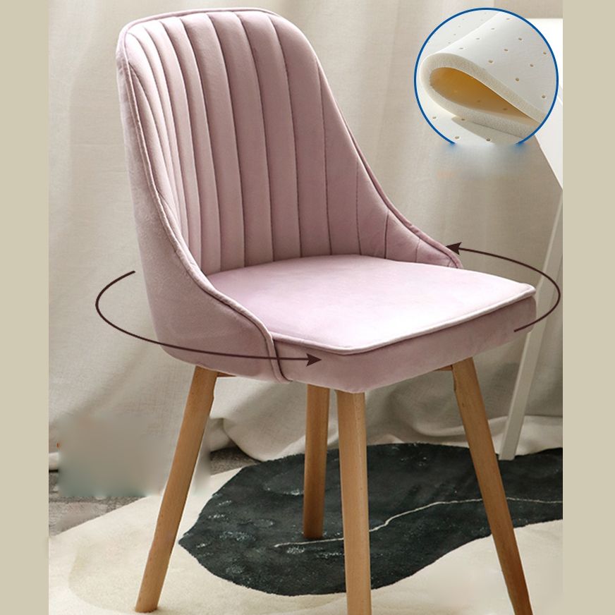 Modern Wooden Chairs Upholstered Solid Back Armless Chair for Home Use Clearhalo ' kitchen&dining_furn' 'Dining Chairs' 'Dining Tables & Seating' 'dining_chair' 'Furniture' 'furniture_dining_chair' 'Kitchen & Dining Furniture' 'kitchen' 1200x1200_3db72057-00f0-4dcd-b23e-b11400a2c6cb
