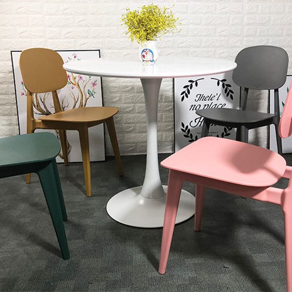 Tavolo da pranzo rotondo base per tulipano moderno tavolo fisso di pietra sinterizzata