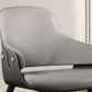Leather Dining Chairs Metal Leg Arm Dining Room Chairs for Restaurant Use