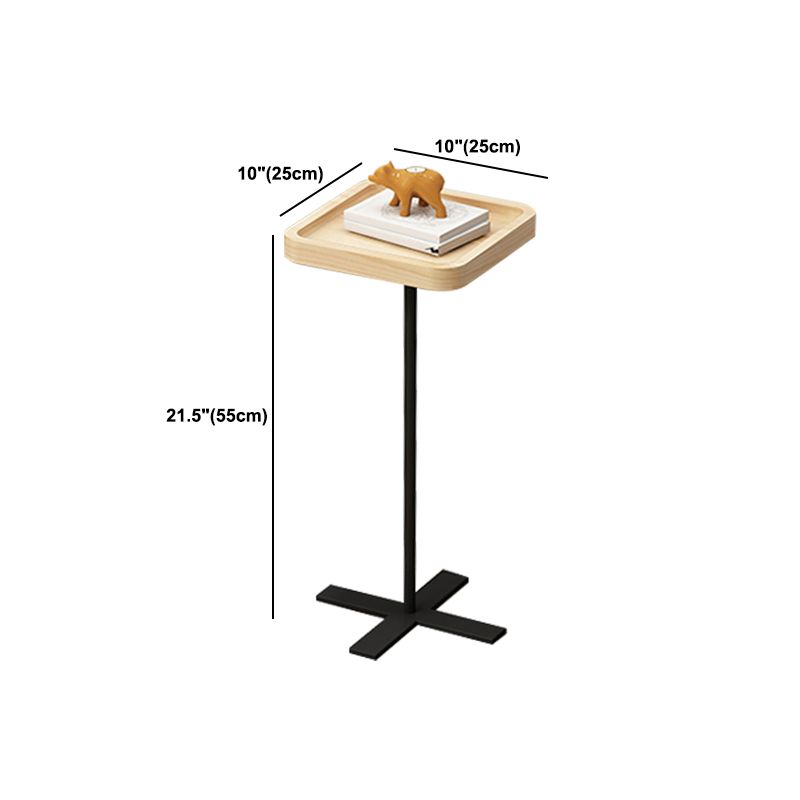 21,65 "Table de l'extrémité latérale de style contemporain piédestal de canapé rond