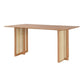 Rectangle Ash Wood Table for Restaurant Modern Dining Table with Double Pedestal Clearhalo ' dining_table' 'Dining Tables & Seating' 'Dining Tables' 'furn' 'furn_dining_table' 'Furniture' 'furniture_dining_table' 'Kitchen & Dining Furniture' 'kitchen&dining_furn' 'kitchen' 'kitchen_dining_table' 1200x1200_3db84b76-e86d-4e82-ab04-051ac705ba42