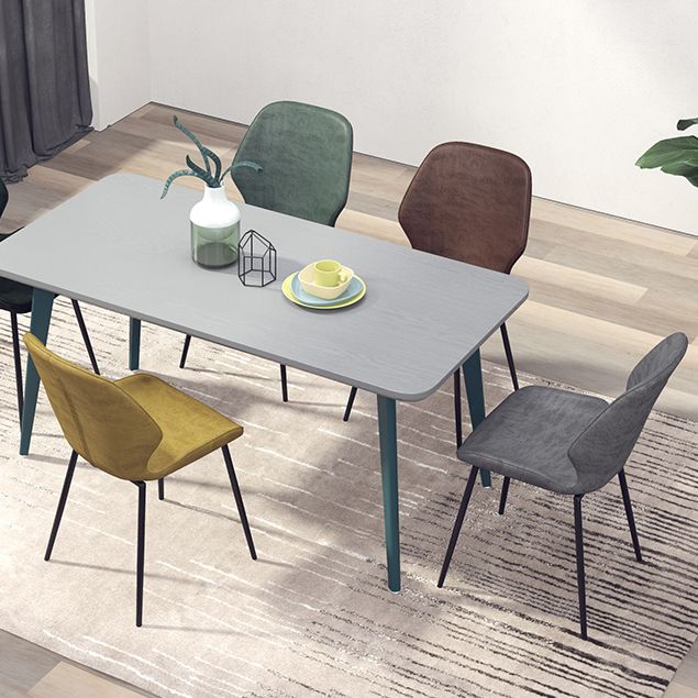 Glam Style Dining Chair PU Leather Dining Room Chair for Indoor Clearhalo 'Dining Chairs' 'Dining Tables & Seating' 'dining_chair' 'furn' 'furn_dining_chair' 'Furniture' 'Kitchen & Dining Furniture' 1200x1200_3db9f3c2-f687-4e78-bb36-de6065859db1