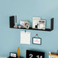 Urban Wall Unit Metal Bookshelf Closed Back Shelf for Living Room