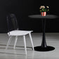 Scandinavian Plastic Dining Chairs Armless Low Back Dining Side Chair