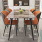 Industrial Grey Table for Restaurant Rectangle Dining Table with Metal 4 Legs Clearhalo 'Dining Tables & Seating' 'Dining Tables' 'dining_table' 'furn' 'furn_dining_table' 'Furniture' 'furniture_dining_table' 'Kitchen & Dining Furniture' 'kitchen' 'kitchen_dining_table' 1200x1200_3dbc4852-a0d3-4e63-9816-72bc19b9e2b3