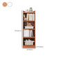 Contemporary Closed Back Shelf Bookcase Engineered Wood Bookshelf for Living Room Clearhalo 'Bookcases' 'furn' 'furn_bookcases' 'Furniture' 'Office Furniture' 1200x1200_3dbc8ae2-c632-4edc-976b-e171b5d822b3