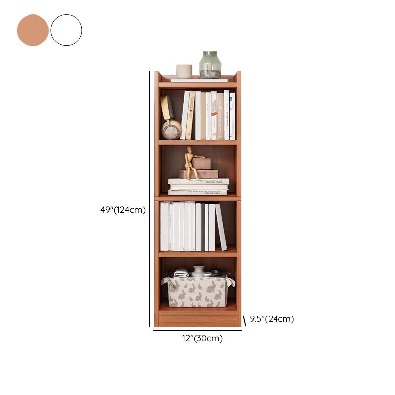 Contemporary Closed Back Shelf Bookcase Engineered Wood Bookshelf for Living Room Clearhalo 'Bookcases' 'furn' 'furn_bookcases' 'Furniture' 'Office Furniture' 1200x1200_3dbc8ae2-c632-4edc-976b-e171b5d822b3