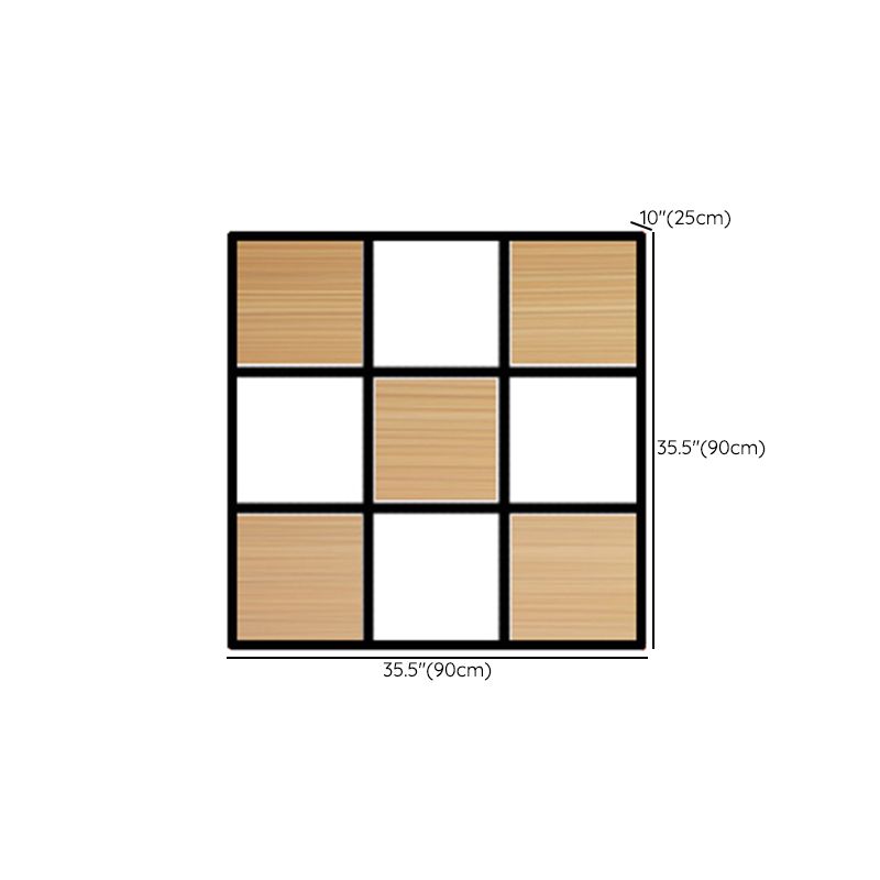 Contemporary Wooden Bookcase Floating Natural Closed Back Bookshelf Clearhalo 'Bookcases' 'furn' 'furn_bookcases' 'Furniture' 'Office Furniture' 1200x1200_3dc0224a-ffbe-4e09-9eee-ad78385e350a