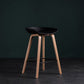 Glam Solid Wood Counter Height Stool Plastic Bar Stool Bar Stool