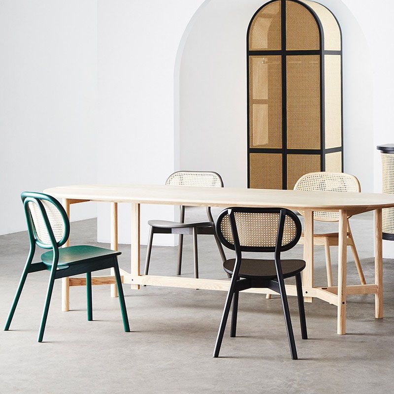 Nordic Style Armless Chairs Wood Open Back Side Dining Chairs Clearhalo 'Dining Chairs' 'Dining Tables & Seating' 'dining_chair' 'furn' 'furn_dining_chair' 'Furniture' 'furniture_dining_chair' 'Kitchen & Dining Furniture' 1200x1200_3dc2066d-03fc-4f5b-b8bb-312077148528