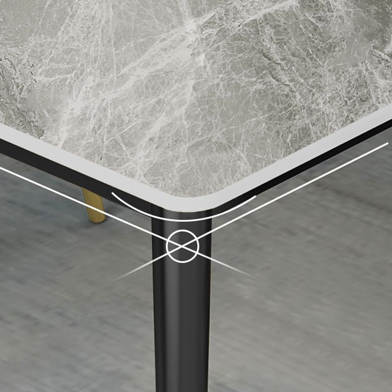 Nordic Style 1/4/5/7 Rectangle Dining Room Set with Leather Chairs Clearhalo 'Dining Room Sets' 'Dining Tables & Seating' 'dining_room_set' 'furn' 'furn_dining_room_set' 'Furniture' 'furniture_dining_room_set' 'Kitchen & Dining Furniture' 'kitchen&dining_furn' 'kitchen' 1200x1200_3dc2c1a9-41b7-49f5-ae62-6f6ddb2e8eaf