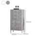 Contemporary Glam Double Dresser Wood Storage Chest Dresser for Home Office