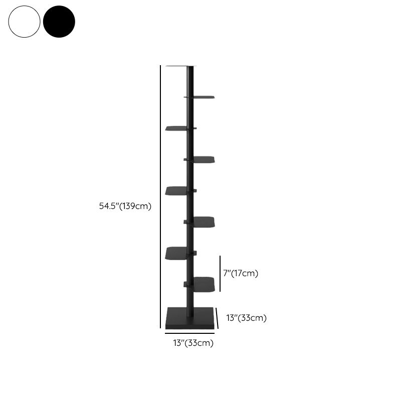 12 "brede hedendaagse plank boekenkast open planken opgenomen boekenkast