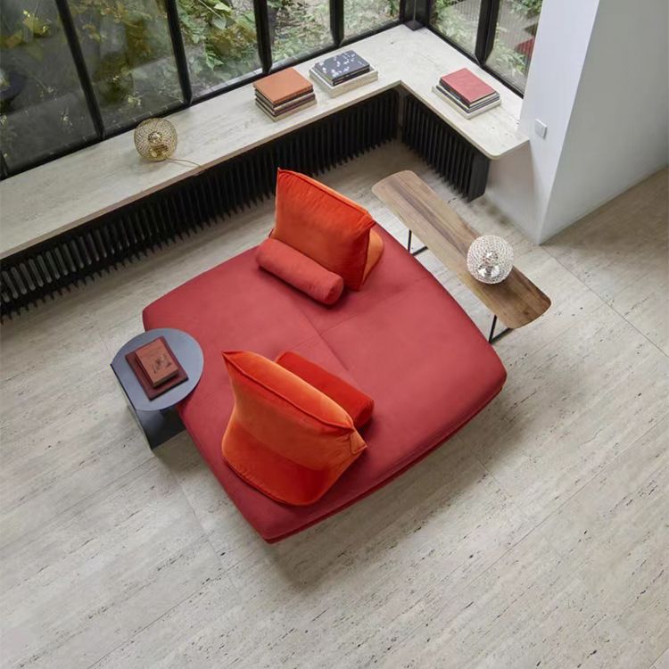 Contemporary Upholstered Solid Color Chaise Chair with Metal Legs Clearhalo 'Chairs & Seating' 'Chaise Lounge' 'chaise_lounge' 'furn' 'furn_chaise_lounge' 'Furniture' 'Living Room Furniture' 1200x1200_3dcc49c1-020b-4863-b8d0-7b191584a733