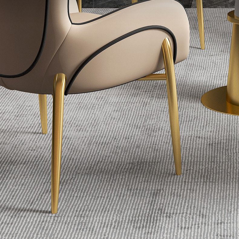 Glam 1/2/5 Pieces Marble Dining Set Dining Furniture Set /Separate Items Clearhalo 'Dining Room Sets' 'Dining Tables & Seating' 'dining_room_set' 'furn' 'furn_dining_room_set' 'Furniture' 'furniture_dining_room_set' 'Kitchen & Dining Furniture' 'kitchen&dining_furn' 'kitchen' 1200x1200_3dce2b28-0b77-4d45-b7b8-98f72f957848