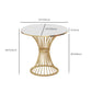 Glam Style Sintered Stone Dining Set Round 1/2/3/4/5 Pieces Dining Table Set for Home Use
