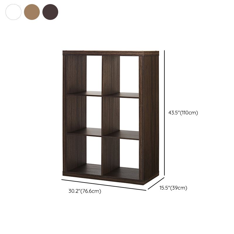 Estantería de madera de ingeniería moderna estantería estándar abierta (cajones no incluidos)