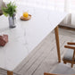 Modern Sintered Stone Dining Table Rectangular Table with Solid Wood Four-leg Clearhalo ' dining_table' 'Dining Tables & Seating' 'Dining Tables' 'furn' 'furn_dining_table' 'Furniture' 'furniture_dining_table' 'Kitchen & Dining Furniture' 'kitchen&dining_furn' 'kitchen' 'kitchen_dining_table' 1200x1200_3dd2b18a-4276-4595-912c-fab401efe77c