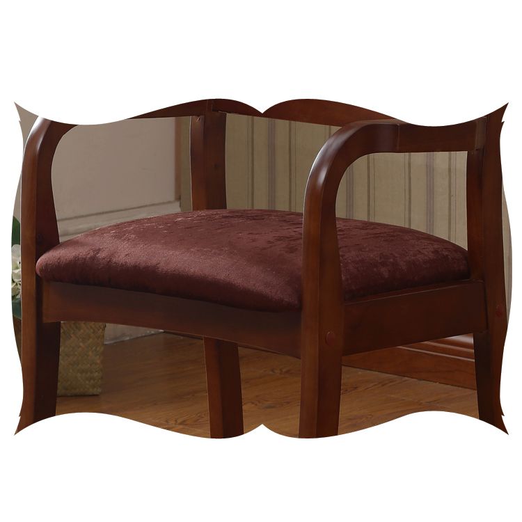 Wood Ladder Back Dining Armchair Traditional Rubberwood Arm Single Chair Clearhalo ' kitchen&dining_furn' 'Dining Chairs' 'Dining Tables & Seating' 'dining_chair' 'furn' 'furn_dining_chair' 'Furniture' 'furniture_dining_chair' 'Kitchen & Dining Furniture' 'kitchen' 1200x1200_3dd35c1a-2d12-46b2-a4d5-6037213a4400