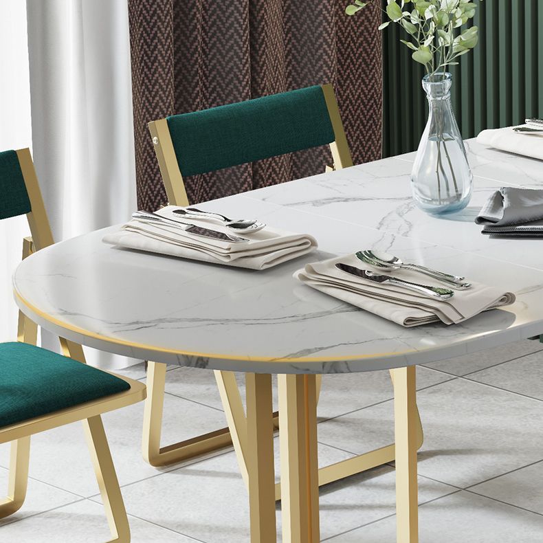 Modern Style White Dining Table Sintered Stone Drop-Leaf 56.3" Table(table only) Clearhalo ' dining_table' 'Dining Tables & Seating' 'Dining Tables' 'furn' 'furn_dining_table' 'Furniture' 'furniture_dining_table' 'Kitchen & Dining Furniture' 'kitchen&dining_furn' 'kitchen' 'kitchen_dining_table' 1200x1200_3dd3a83a-5d7a-4f9a-971f-bd20439a25b0