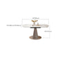 Glam Style Round Table Set 1/4/7 Pieces Dining Set for Home Use