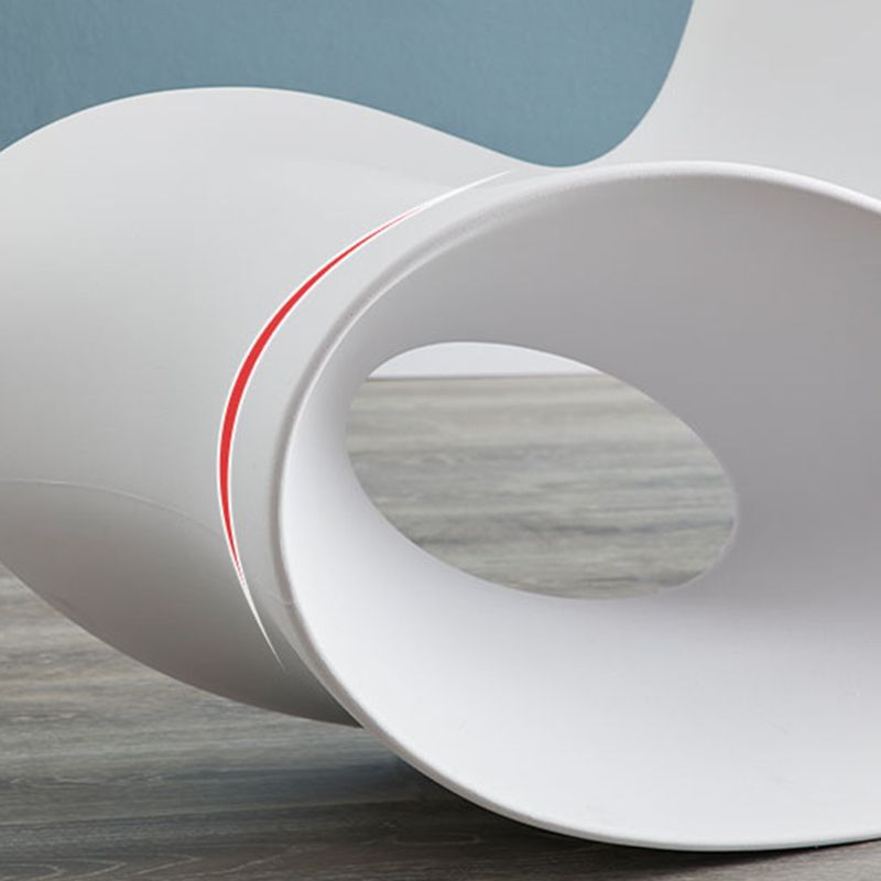 現代的なロッキングアクセントチェアプラスチック＆アクリルロッカーチェア