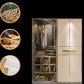 Modern Style Wood Wardrobe Wood Wardrobe with Shelves Armoire Wardrobe Closet Clearhalo 'Armoires & Wardrobes' 'armoires_wardrobes' 'Bedroom Furniture' 'furn' 'furn_armoires_wardrobes' 'Furniture' 1200x1200_3dda6d73-cdad-406b-b540-193a84bc667d