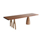 Traditional Luxury Rectangle Dining Table Pine Solid Wood Table with 3 Legs for Dining Room Clearhalo ' dining_table' 'Dining Tables & Seating' 'Dining Tables' 'furn' 'furn_dining_table' 'Furniture' 'furniture_dining_table' 'Kitchen & Dining Furniture' 'kitchen&dining_furn' 'kitchen' 'kitchen_dining_table' 1200x1200_3dda99b5-999d-49de-bbe1-a0e9edb36e1f