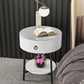 Metal Bedside Gabinet Beard Stant Accent Table Nightsand con piernas