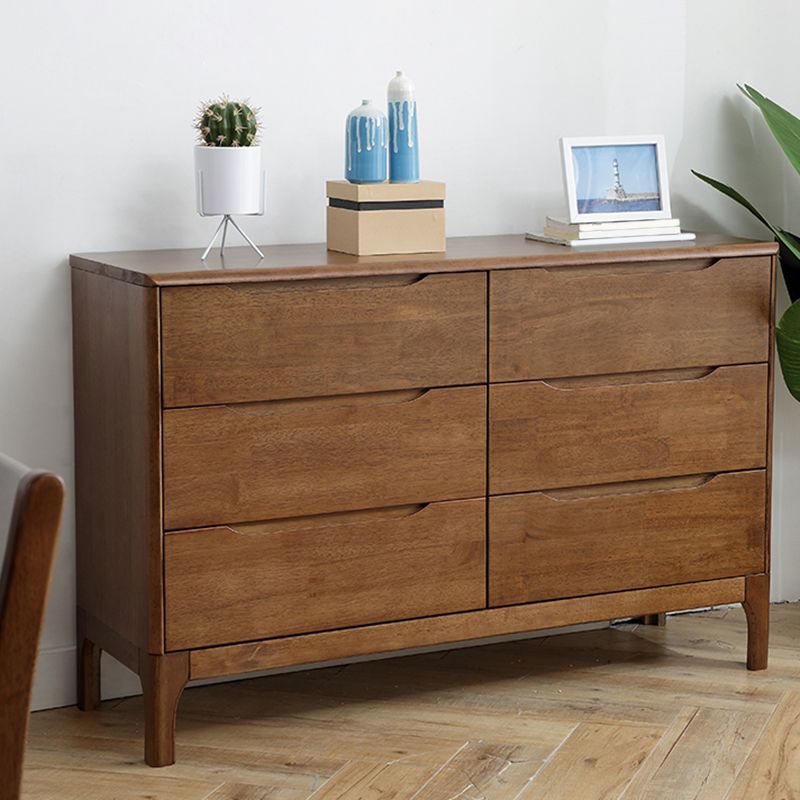 Contemporary Chest Rubberwood Accent Chest in Antique Finish Clearhalo 'Cabinets & Chests' 'cabinets_chests' 'furn' 'furn_cabinets_chests' 'Furniture' 'Living Room Furniture' 1200x1200_3de044ae-5de0-4a2b-ae18-4db541b0a30a