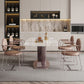 Metal Traditional Luxury Rectangle Table Sintered Stone Table with Pedestal Clearhalo ' dining_table' 'Dining Tables & Seating' 'Dining Tables' 'furn' 'furn_dining_table' 'Furniture' 'furniture_dining_table' 'Kitchen & Dining Furniture' 'kitchen&dining_furn' 'kitchen' 'kitchen_dining_table' 1200x1200_3de06f74-06b0-49fa-b401-2857292cb907