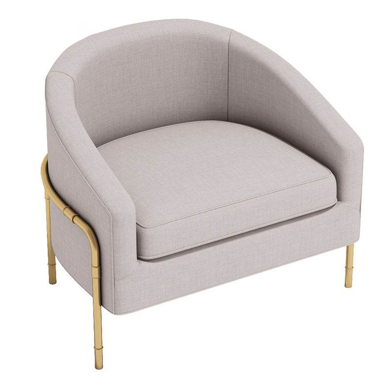 23.62" Wide Linen Barrel Chair Arms Included Barrel Accent Chair with Basic Four Leg Clearhalo 'Accent Chairs' 'accent_chairs' 'Chairs & Seating' 'furn' 'furn_accent_chairs' 'Furniture' 'Living Room Furniture' 1200x1200_3de18a2e-0250-48b9-a678-4e763b8e2ecb
