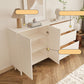 Modernism Horizontal Combo Dresser White Dresser with Storage for Home Clearhalo 'Bedroom Furniture' 'Dressers & Chests' 'dressers_chests' 'furn' 'furn_dressers_chests' 'Furniture' 1200x1200_3de1a3c2-576e-495b-82e9-a1b53b645bd8