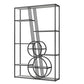 Rectangular Shelves Bookshelf 74.8" H Etagere Shelf Bookcase
