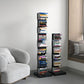 13.8" Wide Corner Shelf Bookcase Modern Metal Bookcase Multi Tiers Closed Back