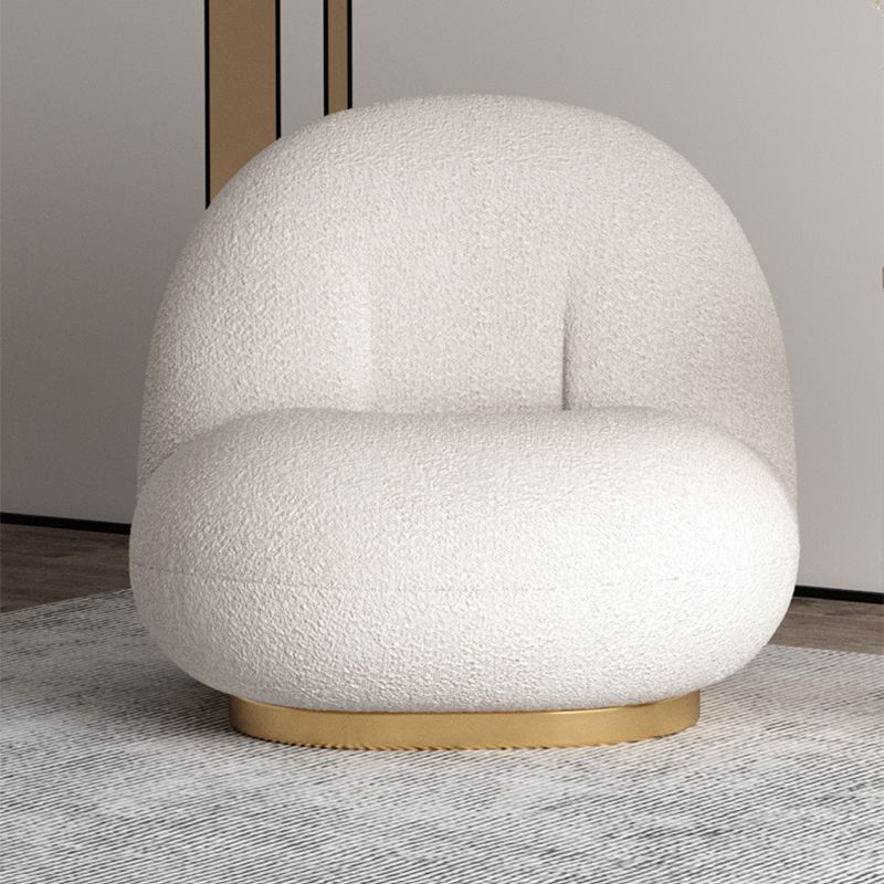 Moderne 1-zitplaat wollen bank 25.59 "H armloze bank voor woonkamer