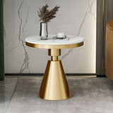 Modern Style Sintered Stone Dining Table Round Table with Pedestal Base Clearhalo ' dining_table' 'Dining Tables & Seating' 'Dining Tables' 'furn' 'furn_dining_table' 'Furniture' 'furniture_dining_table' 'Kitchen & Dining Furniture' 'kitchen&dining_furn' 'kitchen' 'kitchen_dining_table' 1200x1200_3de72831-11f5-4864-9212-c93124d304df