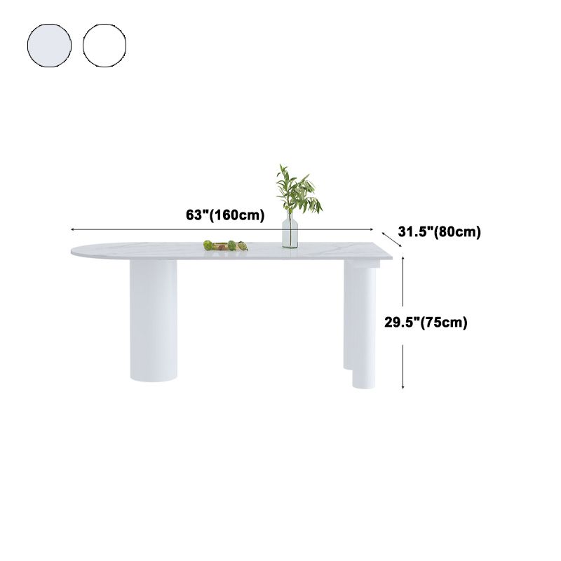 Designer Style Sintered Stone Dining Table Set 1/4/5 Pieces Home Dining Room Set