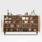 Sideboard Sideboard in stile glam beige con porte per soggiorno