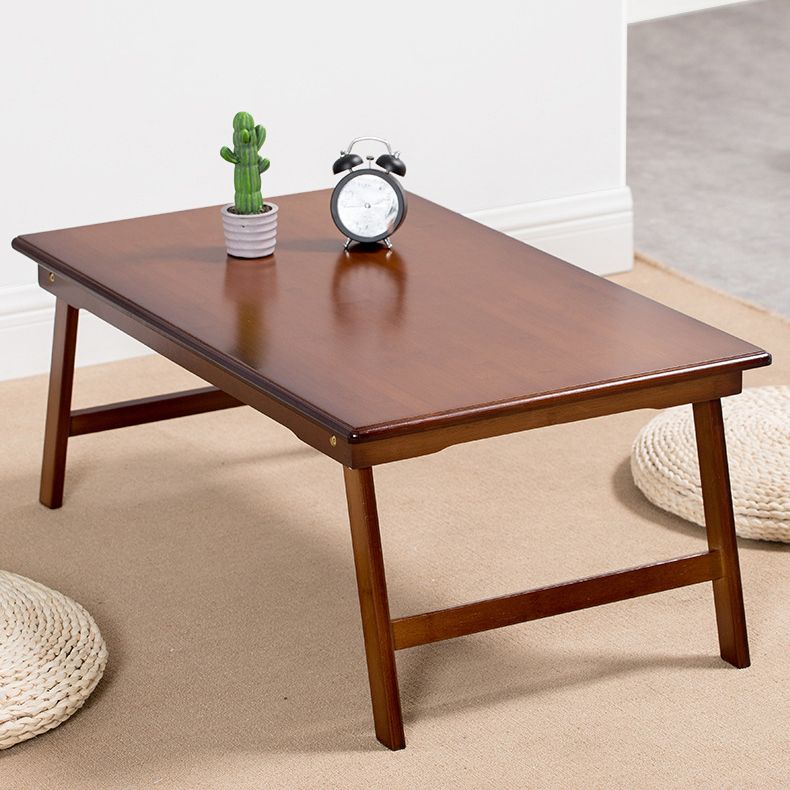 Massief hout modern laptop bureau zweven rechthoekig schrijfbureau